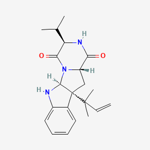 molecular formula C21H27N3O2 B1239905 brevicompanine C 