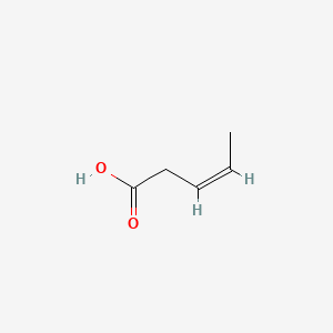 molecular formula C5H8O2 B1239923 (Z)-pent-3-enoic acid CAS No. 33698-87-2