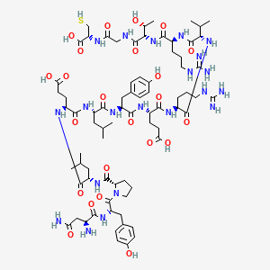 molecular formula C75H117N21O23S B12399583 Protein Kinase C (gamma) Peptide 