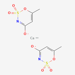 molecular formula C8H8CaN2O8S2 B1239972 Acesulfame calcium CAS No. 54054-83-0