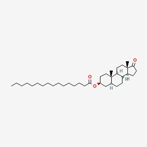 molecular formula C35H60O3 B1239973 Epiandrosterone palmitate CAS No. 54614-67-4