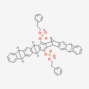 molecular formula C58H48O8P2 B12399745 SARS-CoV-2-IN-25 
