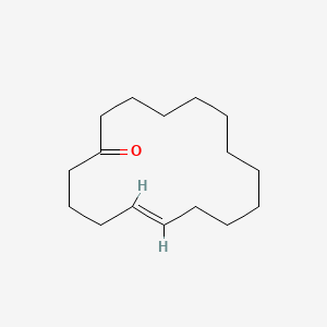 molecular formula C16H28O B1239977 (E)-5-Cyclohexadecen-1-one CAS No. 35951-24-7
