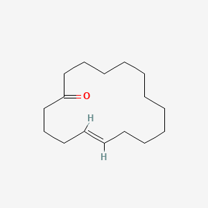 5-Cyclohexadecen-1-one, (5E)-