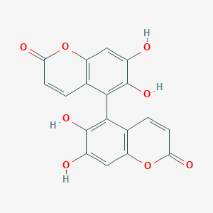 molecular formula C18H10O8 B1240002 Euphorbetin 