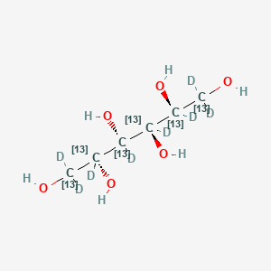 molecular formula C6H14O6 B12400070 D-Sorbitol-13C6,d8 