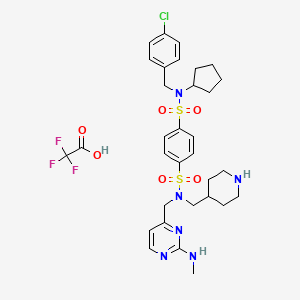 molecular formula C32H40ClF3N6O6S2 B12400071 Deltasonamide 1 TFA 