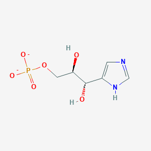 molecular formula C6H9N2O6P-2 B1240013 D-erythro-1-(imidazol-4-yl)glycerol 3-phosphate(2-) 