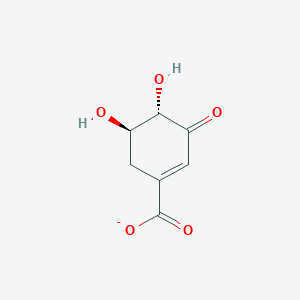molecular formula C7H7O5- B1240015 5-Dehydroshikimic acid 
