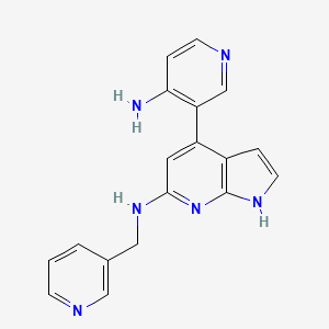 molecular formula C18H16N6 B12400156 LabMol-301 