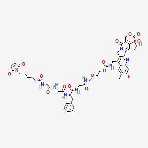 molecular formula C51H56FN9O14 B12400167 MC-GGFG-AM-(10Me-11F-Camptothecin) 