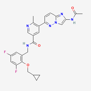 molecular formula C26H24F2N6O3 B12400209 Ripk1-IN-8 