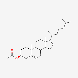 molecular formula C29H48O2 B1240026 Cholesterol, acetate 