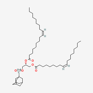 [(2R)-2,3-bis[[(Z)-octadec-9-enoyl]oxy]propyl] adamantane-1-carboxylate