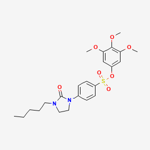 molecular formula C23H30N2O7S B12400352 Antitumor agent-88 