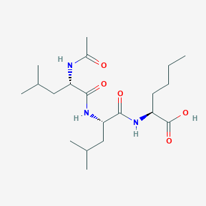 molecular formula C20H37N3O5 B12400357 Ac-Leu-Leu-Norleucinol 