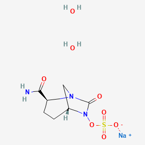 molecular formula C7H14N3NaO8S B12400378 Avibactam sodium dihydrate 