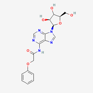 molecular formula C18H19N5O6 B12400394 N-(2-Phenoxyacetyl)adenosine 