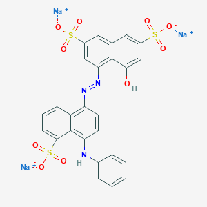 molecular formula C26H16N3Na3O10S3 B12400439 Anazolene (trisodium) 