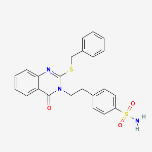 molecular formula C23H21N3O3S2 B12400503 Egfr/her2/cdk9-IN-1 