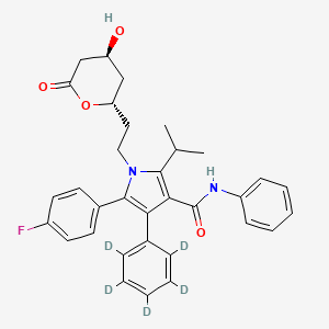 molecular formula C33H33FN2O4 B12400530 Atorvastatin EP impurity H-d5 