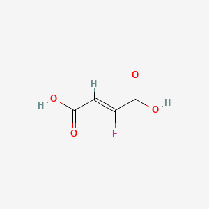 molecular formula C4H3FO4 B1240057 Fluorofumaric acid CAS No. 672-18-4