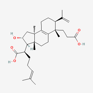 molecular formula C30H46O5 B1240063 Poricoic acid G CAS No. 415724-84-4