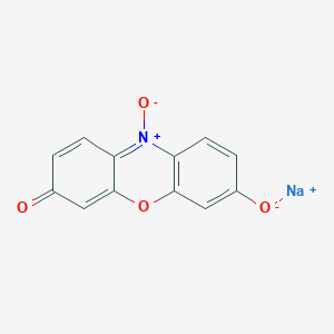 molecular formula C12H6NNaO4 B12400687 Resazurin (sodium) 