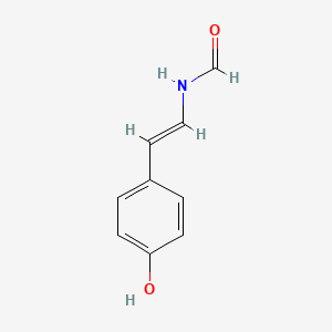 molecular formula C9H9NO2 B1240071 N-(4-hydroxystyryl)formamide 