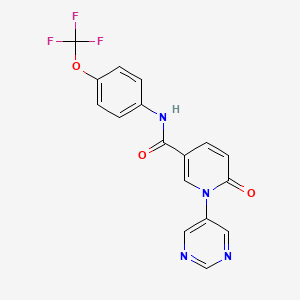 molecular formula C17H11F3N4O3 B12400717 c-ABL-IN-3 
