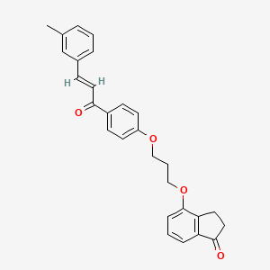 molecular formula C28H26O4 B12400749 Tmv-IN-1 