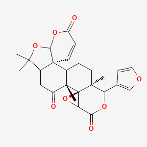 molecular formula C26H28O8 B12400784 Jangomolide 