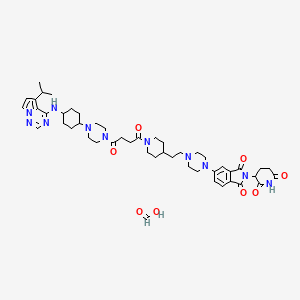 molecular formula C48H65N11O8 B12400797 PROTAC IRAK3 degrade-1 formic 