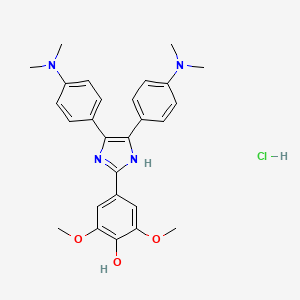 molecular formula C27H31ClN4O3 B12400820 Photosensitizer-1 hydrochloride 