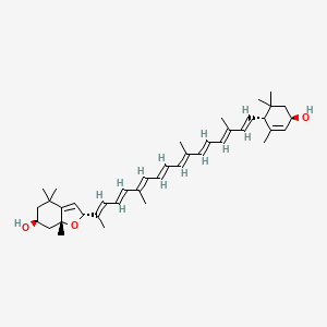 molecular formula C40H56O3 B1240090 Flavoxanthin CAS No. 512-29-8