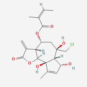 molecular formula C20H25ClO7 B1240092 Eupachlorin 