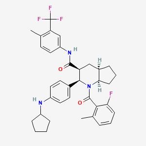 molecular formula C36H39F4N3O2 B12400932 C5aR-IN-1 