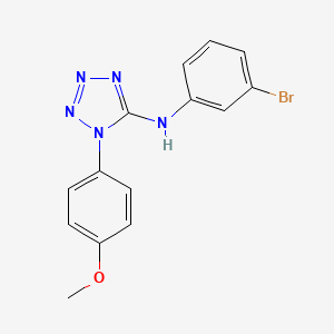 molecular formula C14H12BrN5O B12400938 Antitubercular agent-17 