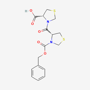 molecular formula C16H18N2O5S2 B12401028 Z-Thioprolyl-Thioproline 