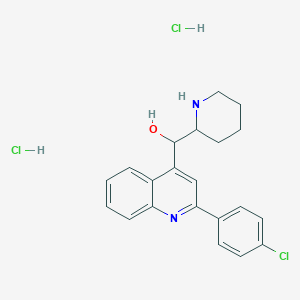 molecular formula C21H23Cl3N2O B12401054 Vacquinol-1 dihydrochloride 