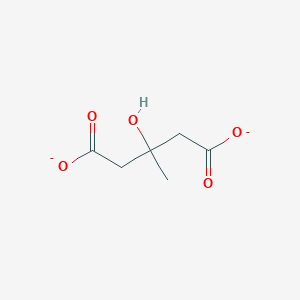 molecular formula C6H8O5-2 B1240112 3-Hydroxy-3-methylpentanedioate 