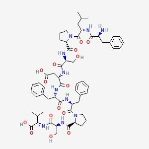 molecular formula C58H78N10O15 B12401186 HBV Seq1 aa:18-27 