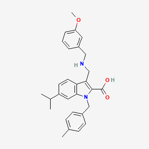 molecular formula C29H32N2O3 B12401193 Antitumor agent-54 