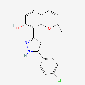 molecular formula C20H19ClN2O2 B12401210 Anti-osteoporosis agent-1 