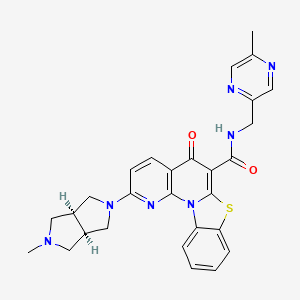 molecular formula C28H27N7O2S B12401228 MTR-106 