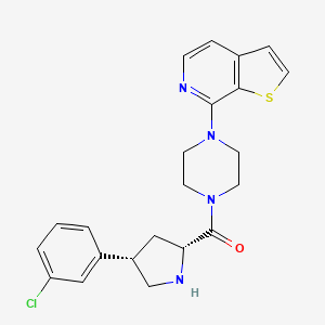 molecular formula C22H23ClN4OS B12401242 Hdac2-IN-1 