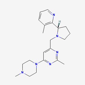 molecular formula C21H30N6 B12401260 CXCR4 antagonist 6 