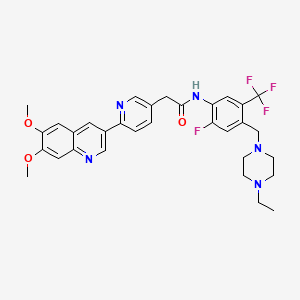 molecular formula C32H33F4N5O3 B12401275 Ret-IN-13 
