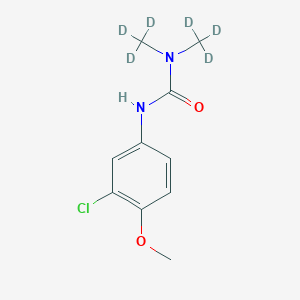 molecular formula C10H13ClN2O2 B12401455 Metoxuron-d6 CAS No. 2030182-41-1