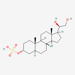molecular formula C21H36O6S B1240153 5alpha-Pregnane-3alpha,20alpha,21-triol 3-sulfate CAS No. 57991-37-4
